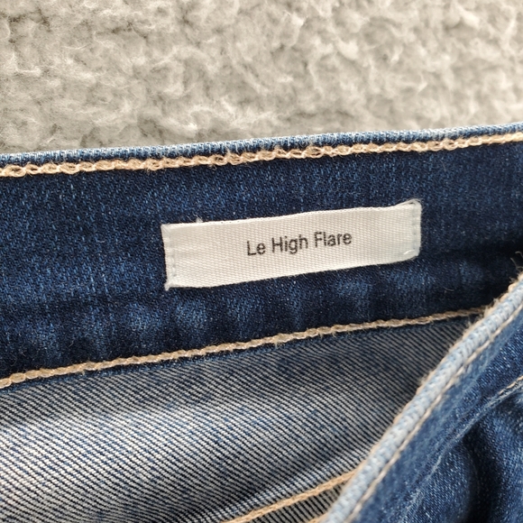 Frame Le High Flare Jeans Benedict Canyon Wash Womens Size 27 - Picture 6 of 13